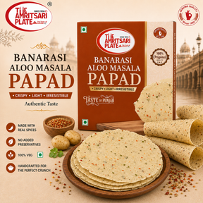 Banarasi Aloo Masala Papad