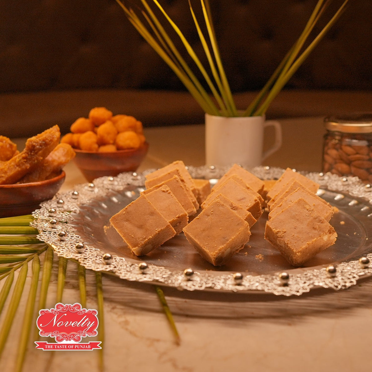 Amritsari Besan Burfi No Added Sugar