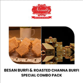 Besan Burfi and Roasted Chana Barfi Combo Pack