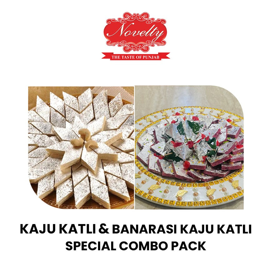 Kaju Katli and Banarsi Kaju Katli Combo Pack